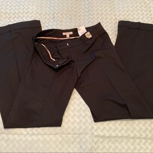 Burberry London Cuffed Wide Leg Tailored Pants size 4